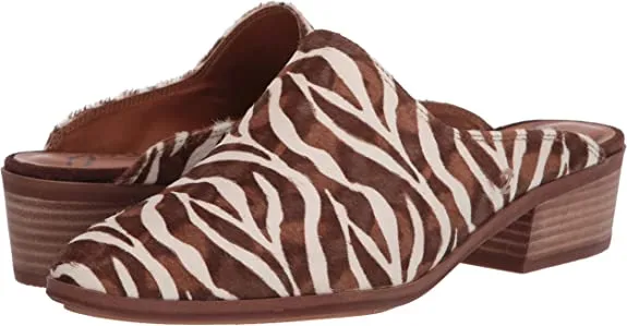 Zodiac Women's Quartz-3 Mule, Zebra Hair Calf, 10