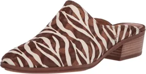 Zodiac Women's Quartz-3 Mule, Zebra Hair Calf, 10
